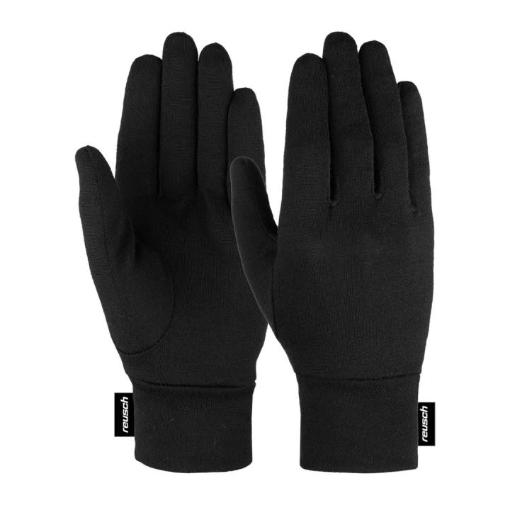 Merino Wool Conductive Heren Handschoen Black 6