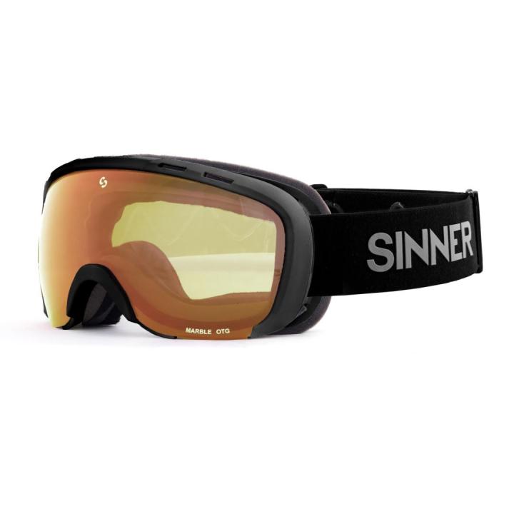 Marble Otg Sneeuwbril Matte Black One Size