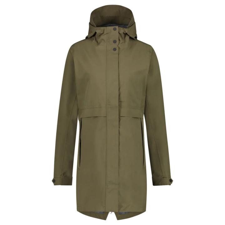 Parka Jacket Urban Outdoor Dames Regenjas Army Green L