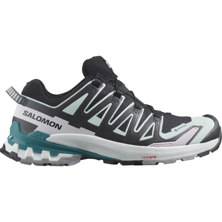 Xa Pro 3D V9 Gtx W Lage Wandelschoen Dames Black/Bleached Aqua/Harbor Blue 6 (39,5)