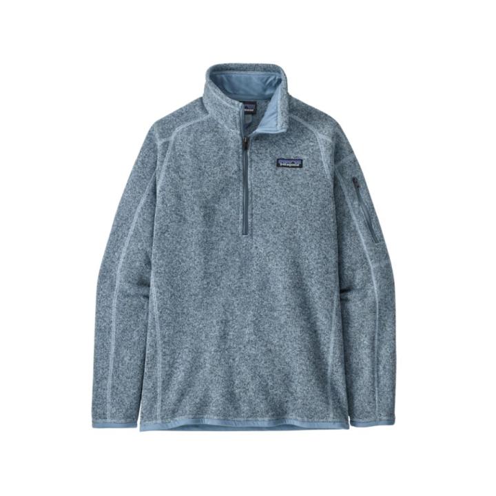 Better Sweater 1/4 Zip Fleece Dames Steam Blue XS