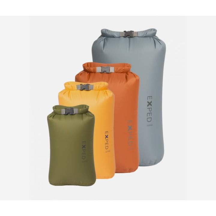 Fold Drybag 4-Pack Opbergzak Assorti XS-L