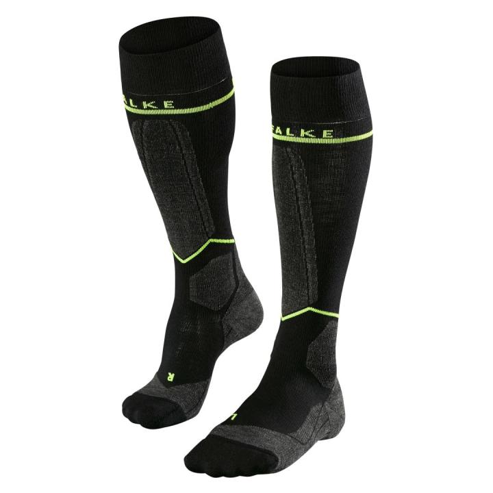 Sk Compression Wool Skisok Heren Black-Lightning 39-42 W4