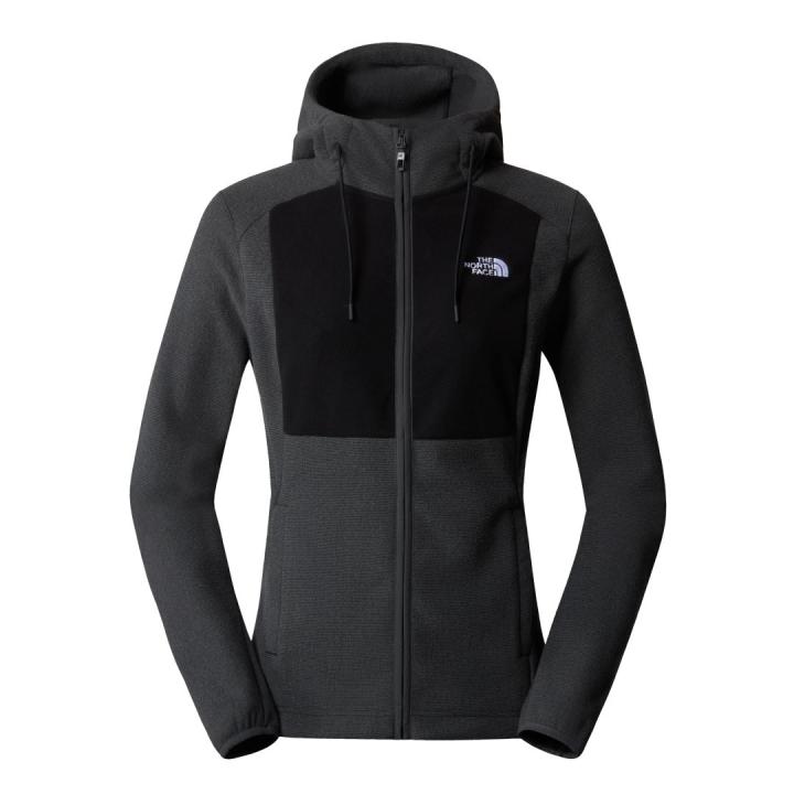 Homesafe Full Zip Dames Fleece TNF Black - Asphalt Grey Stripe - TNF Black M