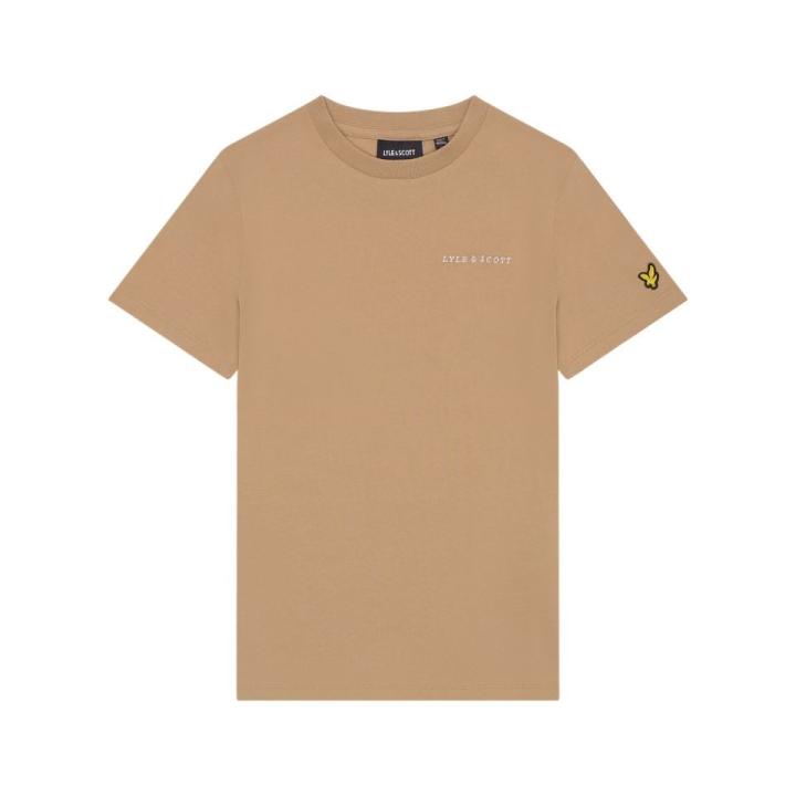 Script Embroidered T-Shirt Kinderen-817E15D4-062E-402D-AC7A-92DC29559A61