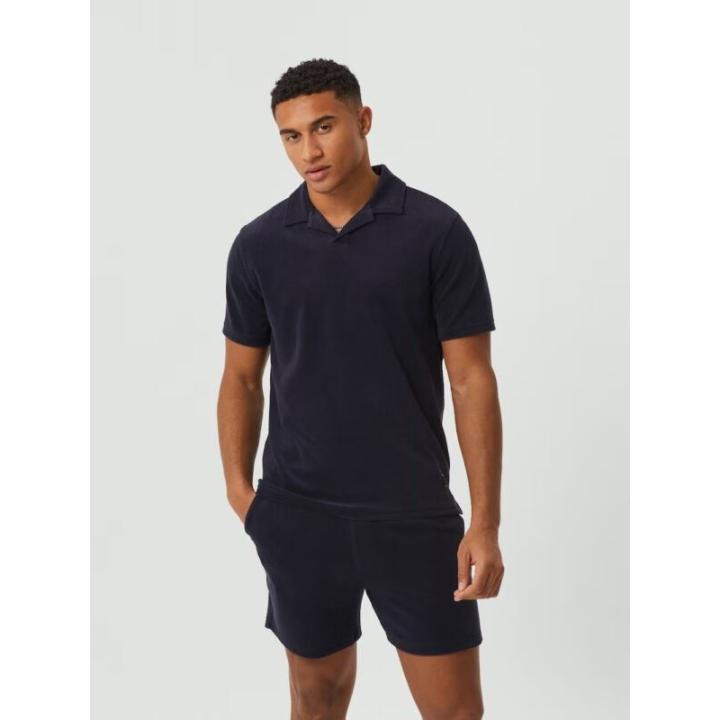 Toweling Tennis Polo Heren Night Sky XL