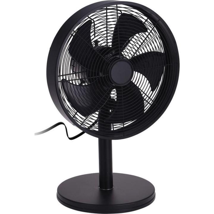 Ventilator Tafel Metaal Zwart 30Cm Ventilator