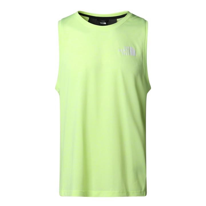 Mountain Athletics Tanktop Heren Hemd Led Yellow White Heather - Asphalt Grey XL