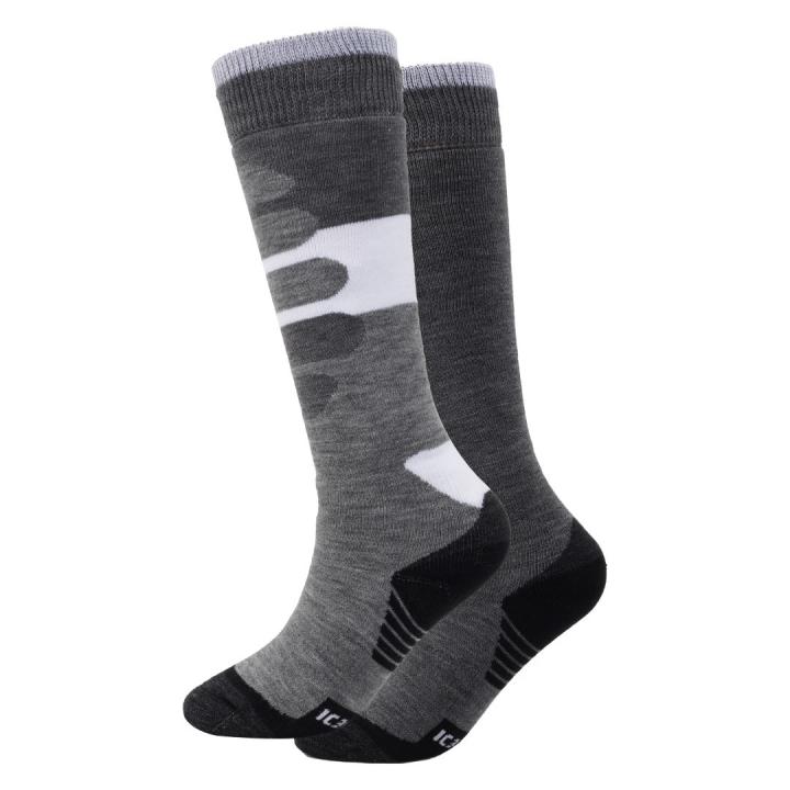 Ilsenburg Jr Kinder Skisok Lead-Grey 36-38