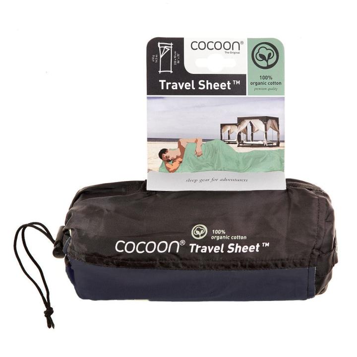 Travelsheet, Organic Cotton, Heather Grey Lakenzak