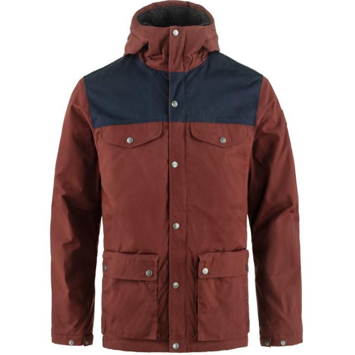 Greenland Winterjas Heren Maroon-Dark Navy L
