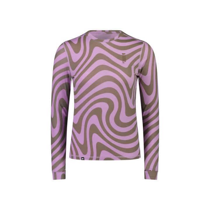 Cascade Merino Flex 200 LS Dames Thermoshirt Blazing Trails L