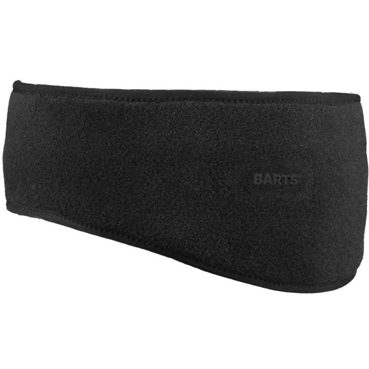 Fleece Headband Haarband Black one size