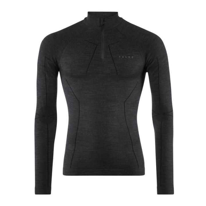 Heren Longsleeve Wool-Tech Heren Thermoshirt Black XXL