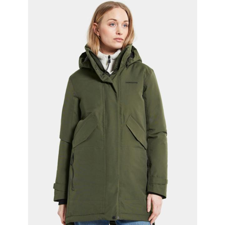 Tanja 6 Dames Parka Deep Green 44