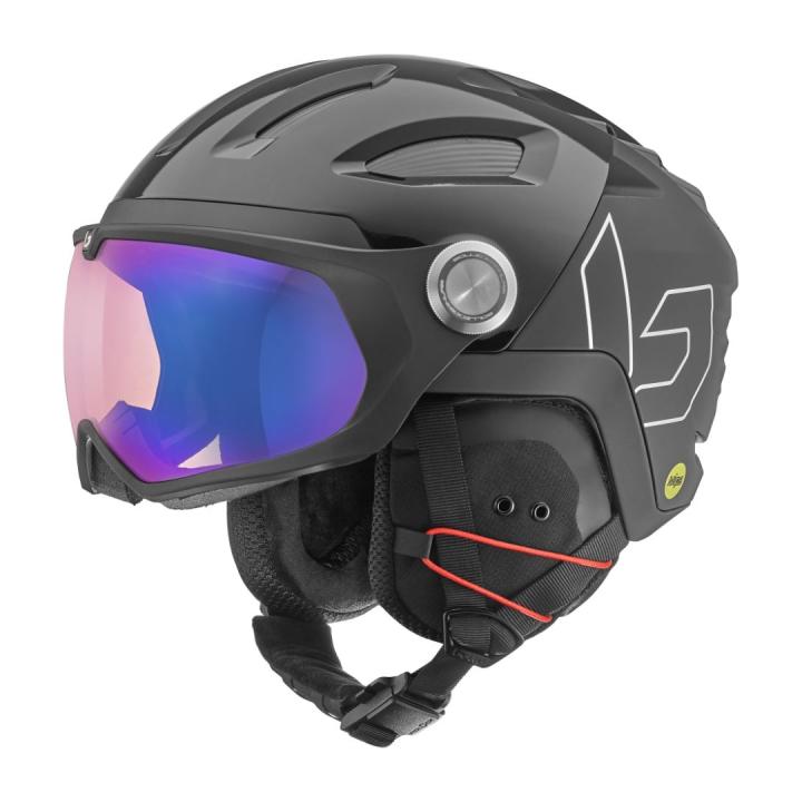 V-Ryft Mips Helm Black Shiny M 55-59