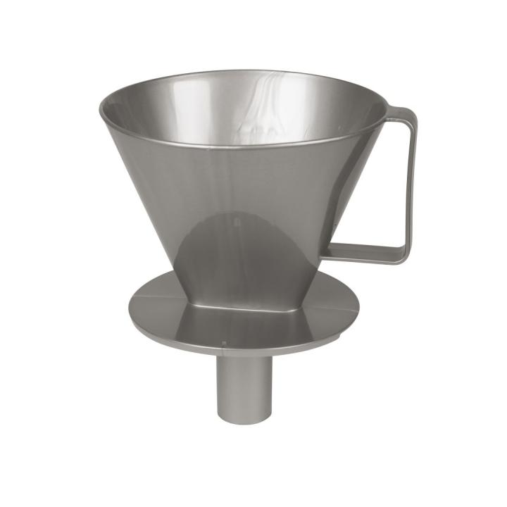 Koffiefilter Houder Tuit Kunststof Zilver Koffiezetter