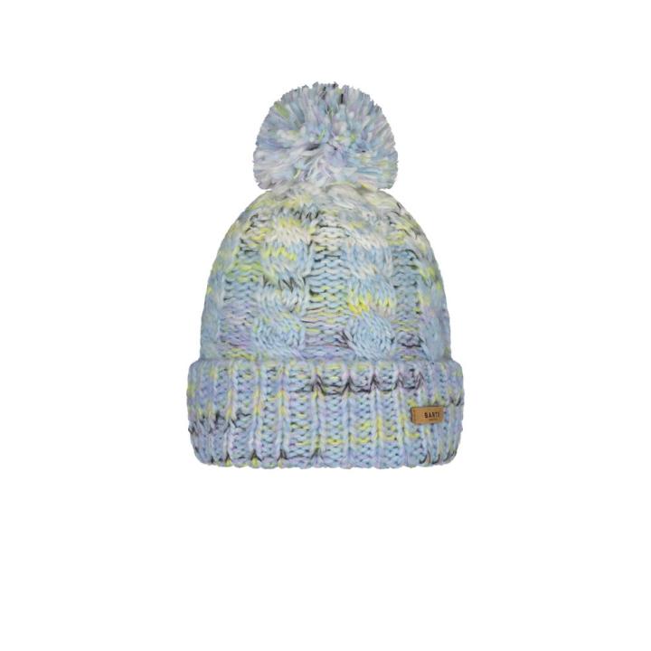 Iska Beanie Muts Dames Light Blue One Size