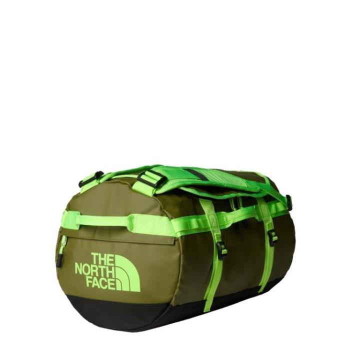 Base Camp - S Duffel Forest Olive - Safety Green - TNF Black S (50L)