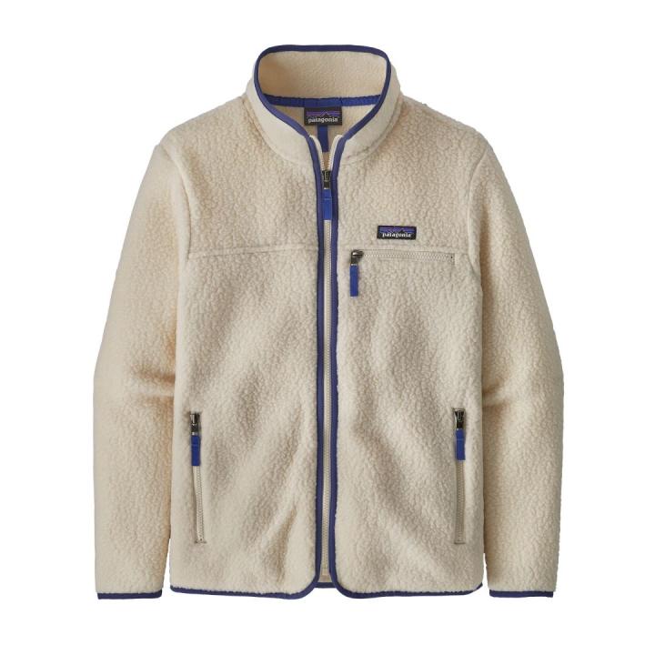 Retro Pile Fleece Dames Natural L