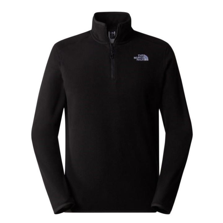 100 Glacier 1/4 Zip Fleece Heren TNF Black - NPF XXL