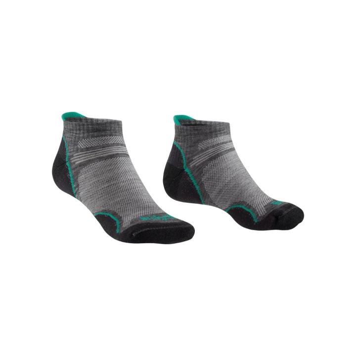 Ultra Light T2 Merino Performance Low Dames Wandelsok Mid Grey/Surf M