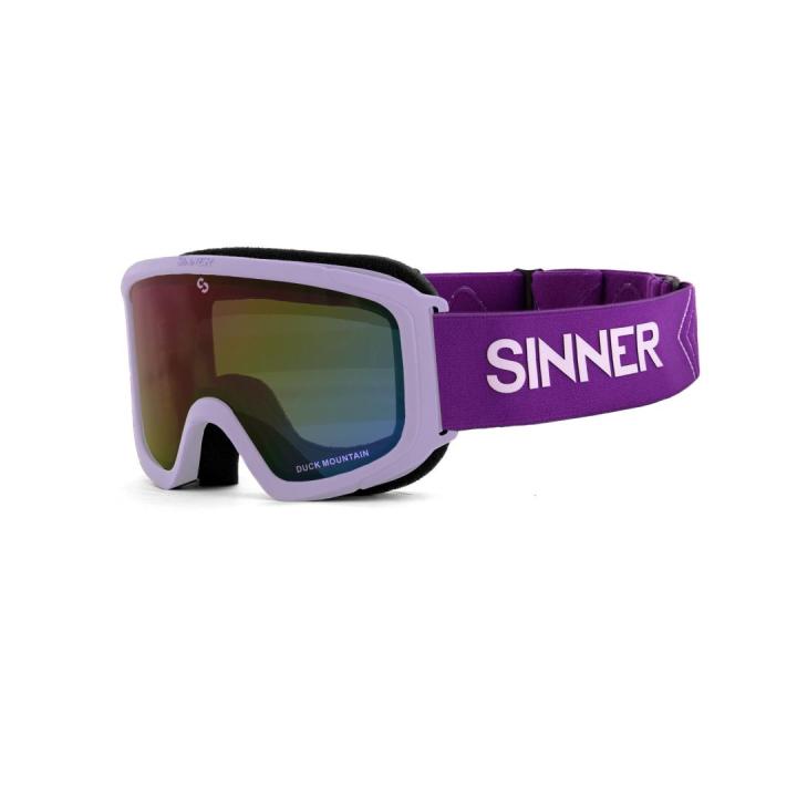 Duck Mountain Sneeuwbril Kinderen Matte Light Purple One Size