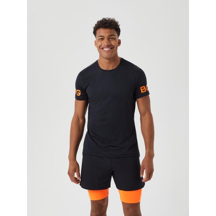 Borg T-Shirt Heren Black Beauty M