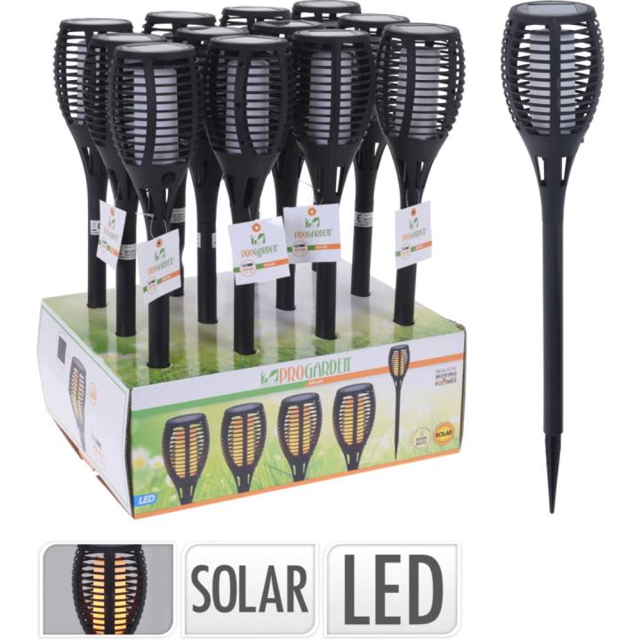 Solar Flame Led Fakkel Zwart