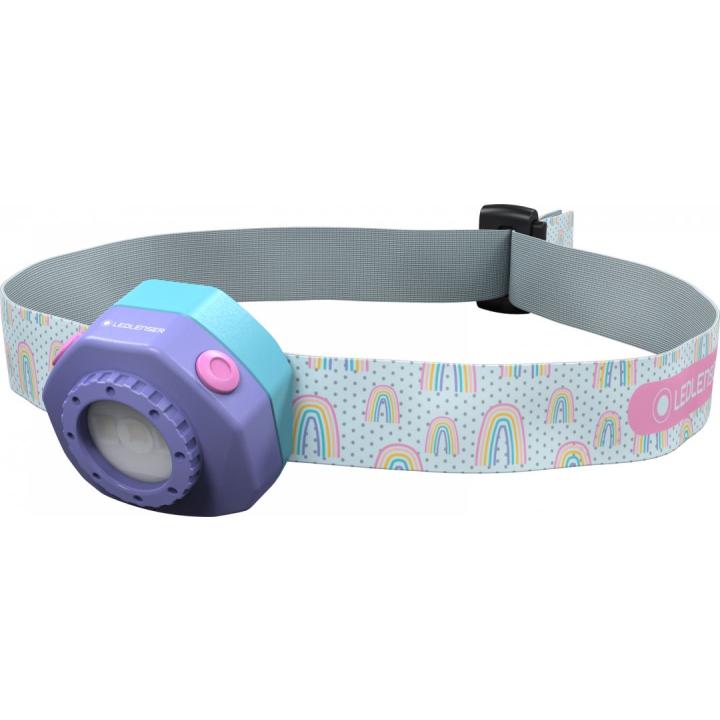 Kidled4R Hoofdlamp Kinderen Paars