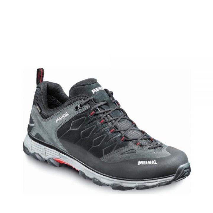 Lite Trail Gtx Heren Lage Wandelschoen Anthrazit/Rot 11,5/46,5