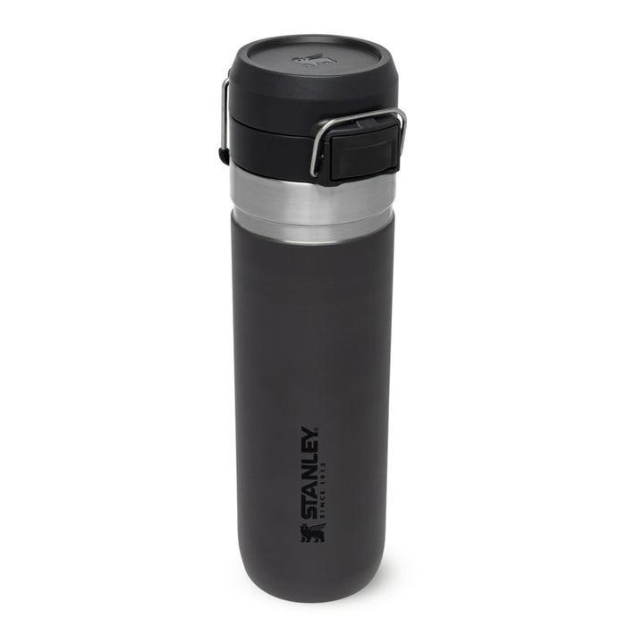 The Quick Flip Water Bottle .7L / 24Oz Isolatiefles Charcoal 700ML
