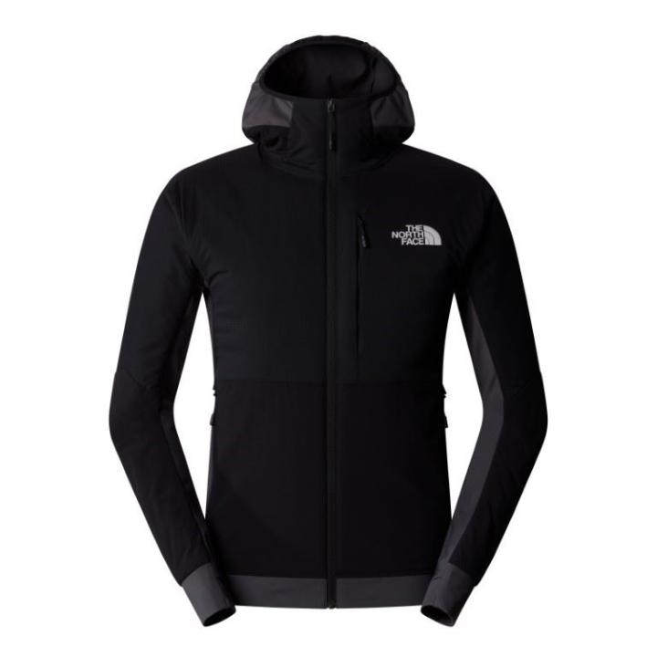 Binntal Hybrid Ventrix Hoodie Fleece Heren TNF Black - TNF Black - Anthracite Grey M