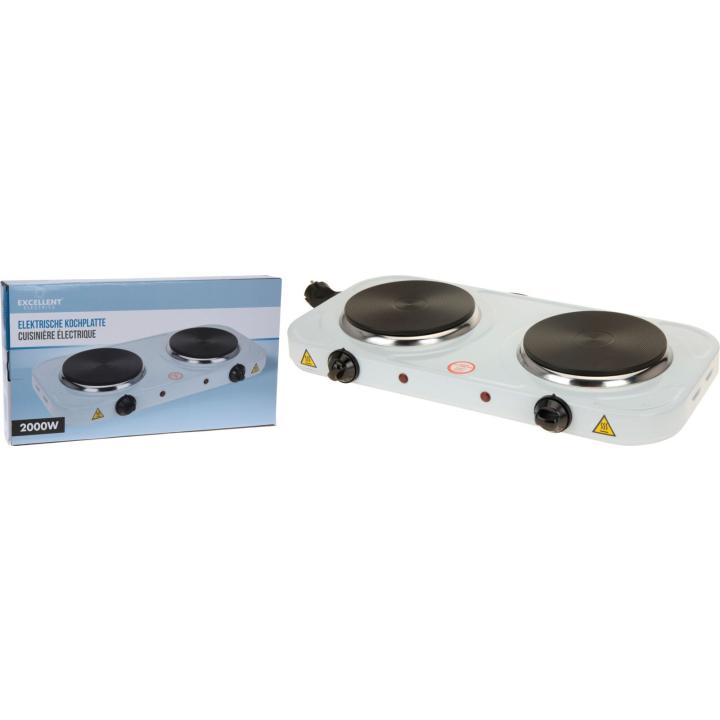 Excellent Kookplaat Dubbel 2000 Watt - 230 Volt Kooktoestel