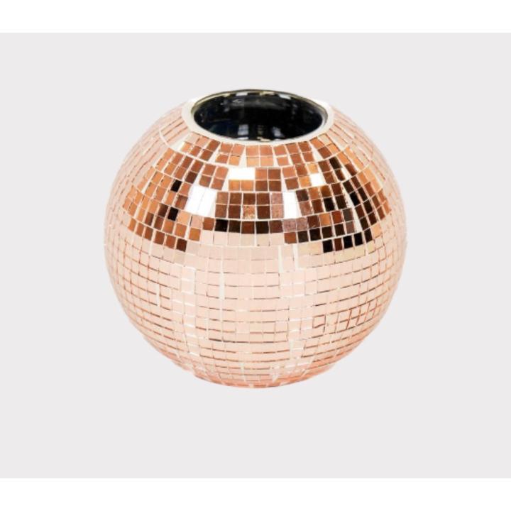 Housevitamin Waxinehouder Disco Rose Goud S,M - s