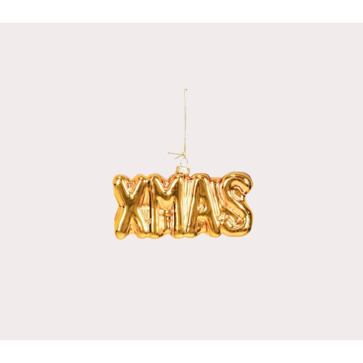Housevitamin Kerstornament X-Mas Goud