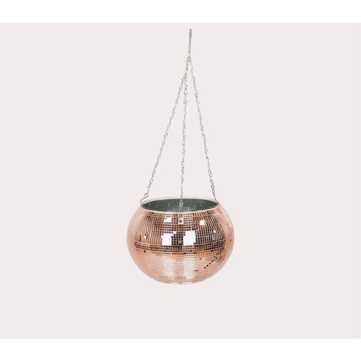 Housevitamin Hangende vaas Disco Rose goud M, L - m