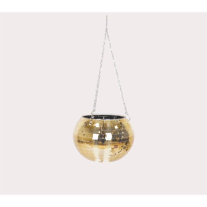 Housevitamin Hangende vaas Disco Goud M, L - m
