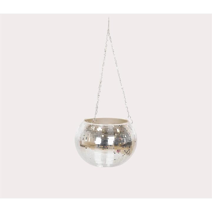 Housevitamin Hangende vaas Disco Zilver M, L - M