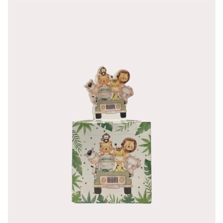 Bedankje / traktatie snoep Jungle - fruit toffee