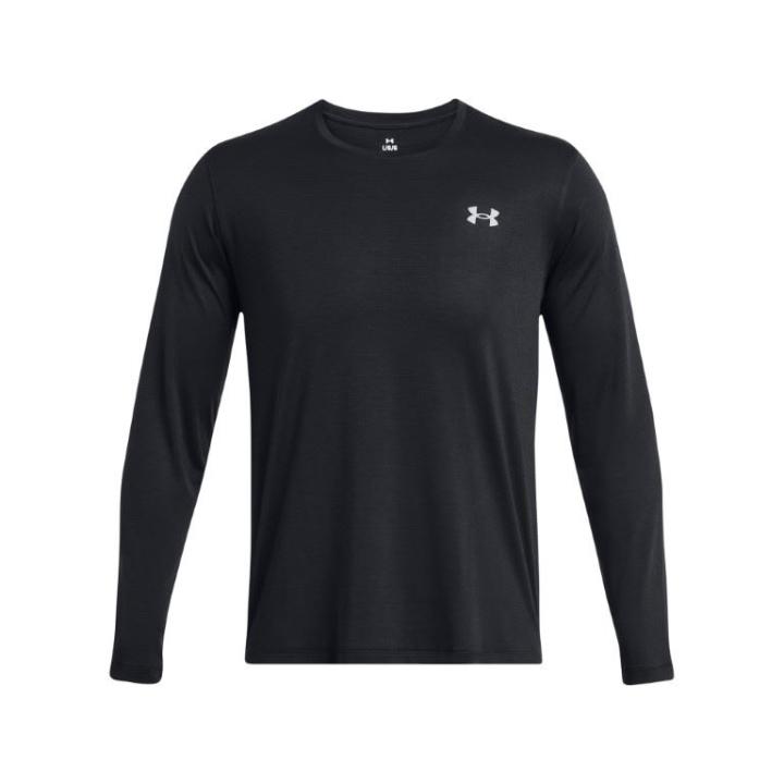 Launch Hardloop Shirt Heren Black/Reflective L