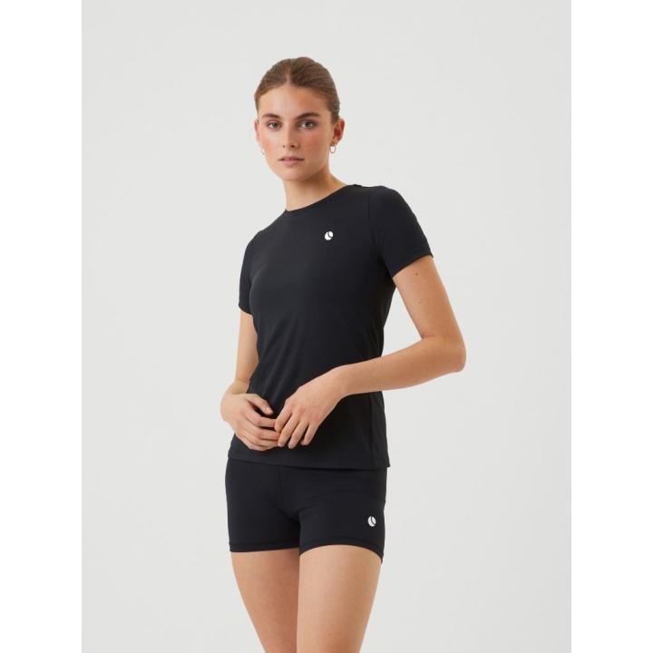 Ace Slim Tennis T-Shirt Dames Black Beauty XS