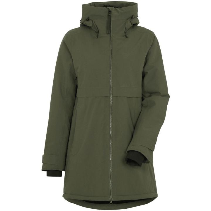 Helle 5 Dames Parka Deep Green 46