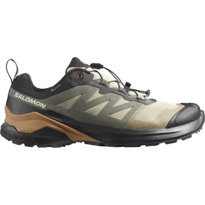 X-Adventure Gtx Heren Lage Wandelschoen Safari/Black/Sugar Almond 7,5