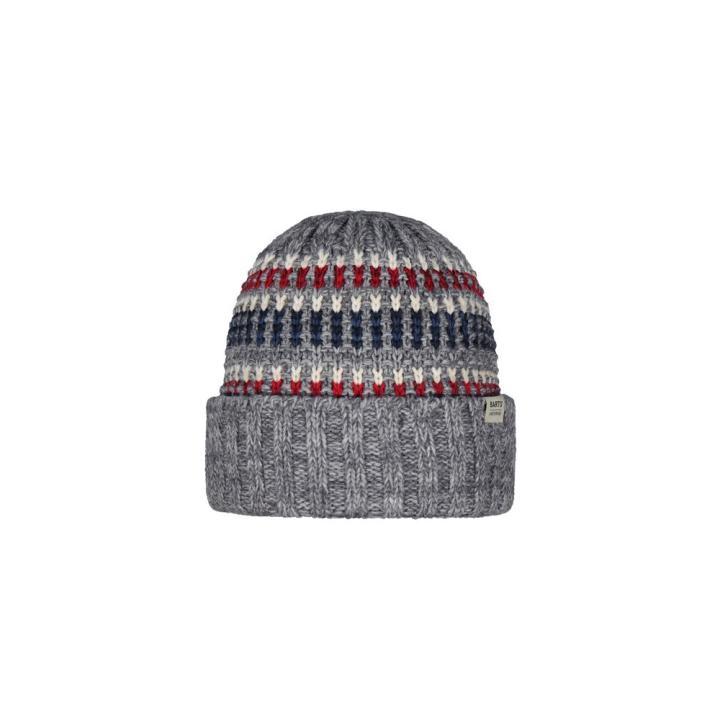 Travvis Beanie Muts Heren Heather Grey One Size