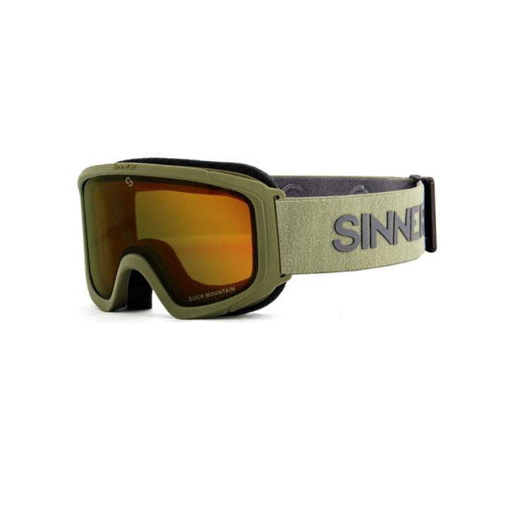 Duck Mountain Sneeuwbril Kinderen Matte Moss Green One Size