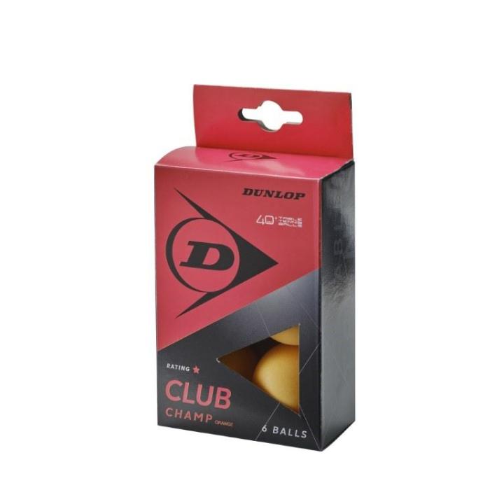 Tafeltennis 40+ Club Champ 6 Ball Box Tennisballen Orange One Size