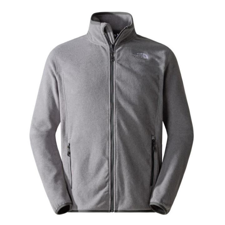 100 Glacier Full Zip Heren Fleece TNF Medium Grey Heather M