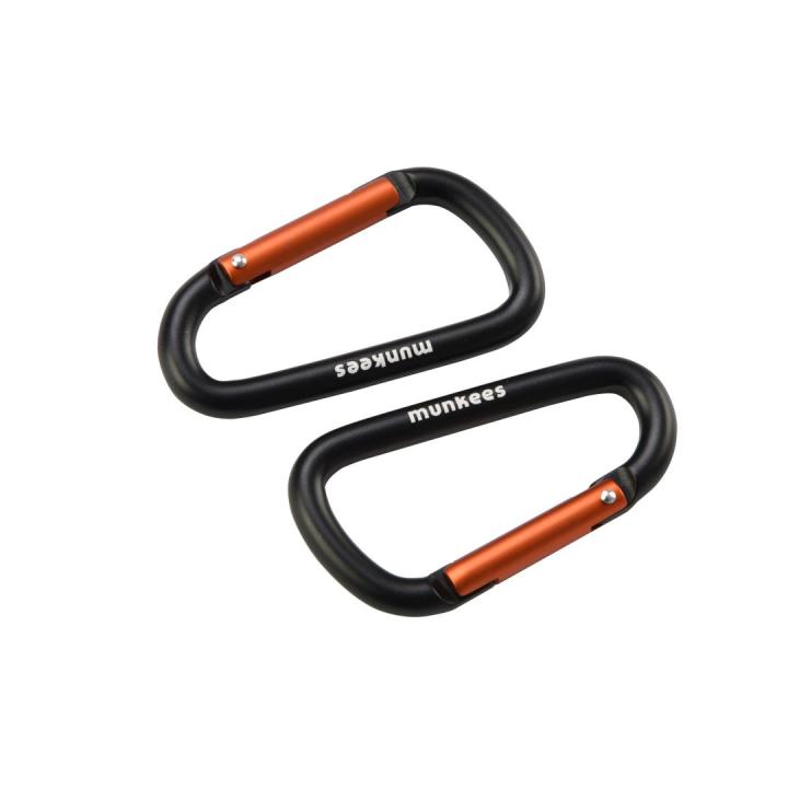 Carabiner D Shape Ø 6 X 60 Mm (2 Pcs)