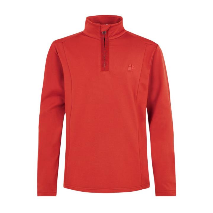 Rewillowy 1/4 Zip Pully Kinderen Burnt Orange 140